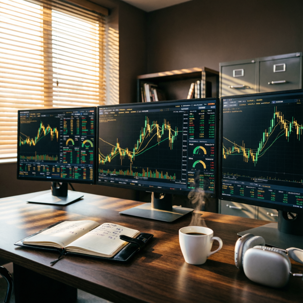 Sala de operativa Spartan Brokers